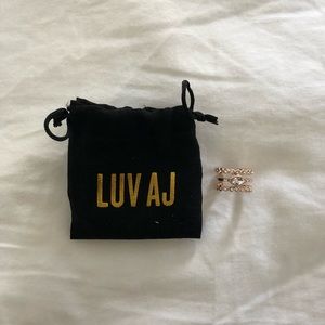 Luv AJ rose gold ring, never worn